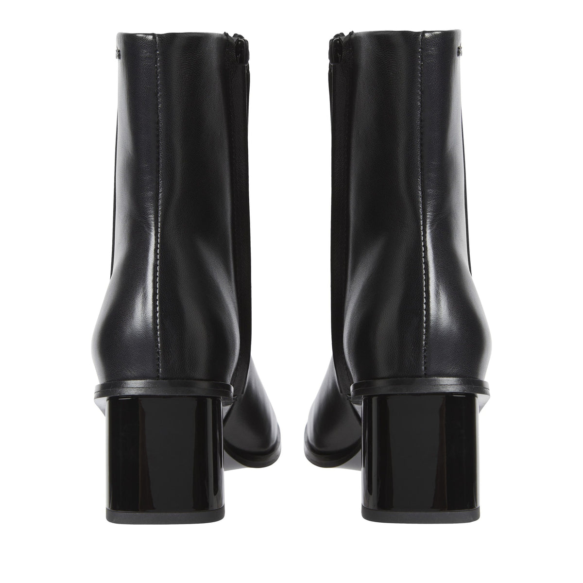 Women's Black Dress Heel Ankle Boots