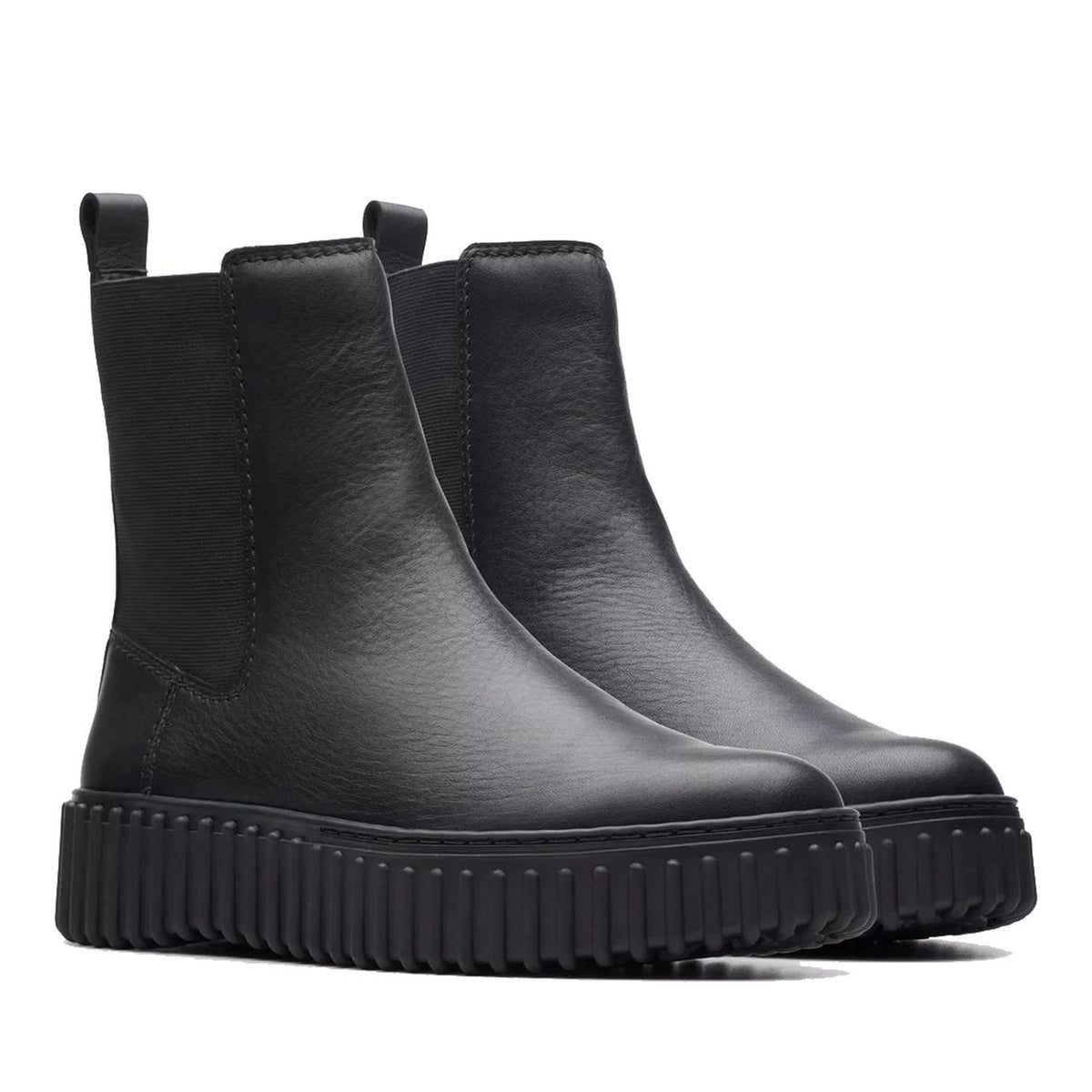 Torhill Maple Women's Black Wedge Ankle Boots