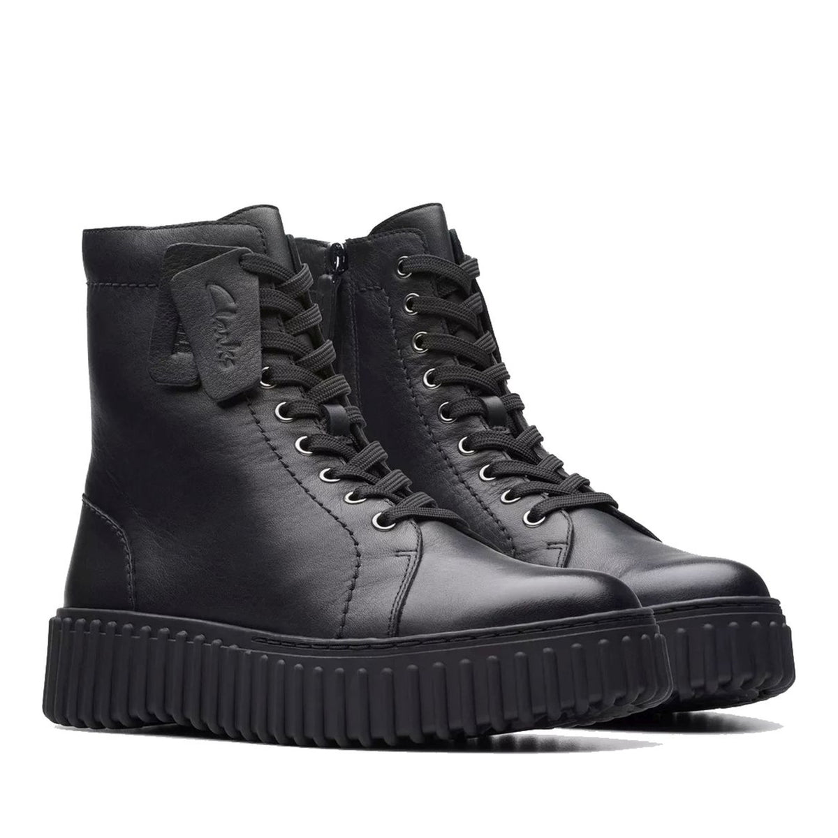 Torhill Rise Women's Black Wedge Ankle Boots
