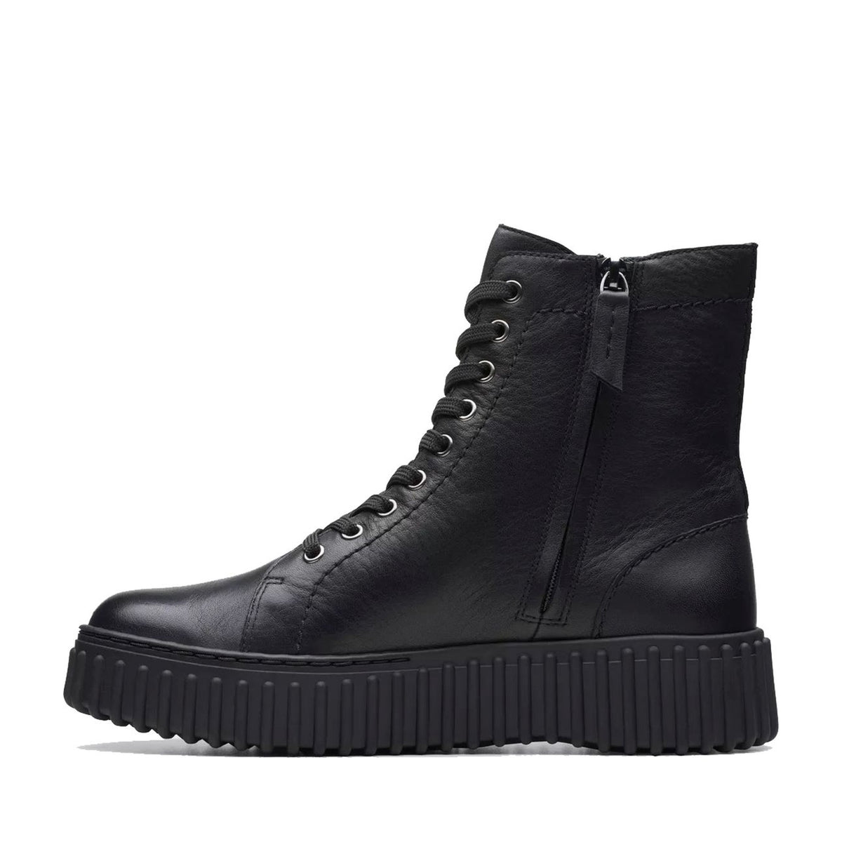 Torhill Rise Women's Black Wedge Ankle Boots
