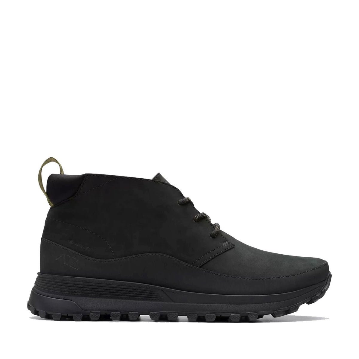 TrekDB Men's Black Wedge Ankle Boots
