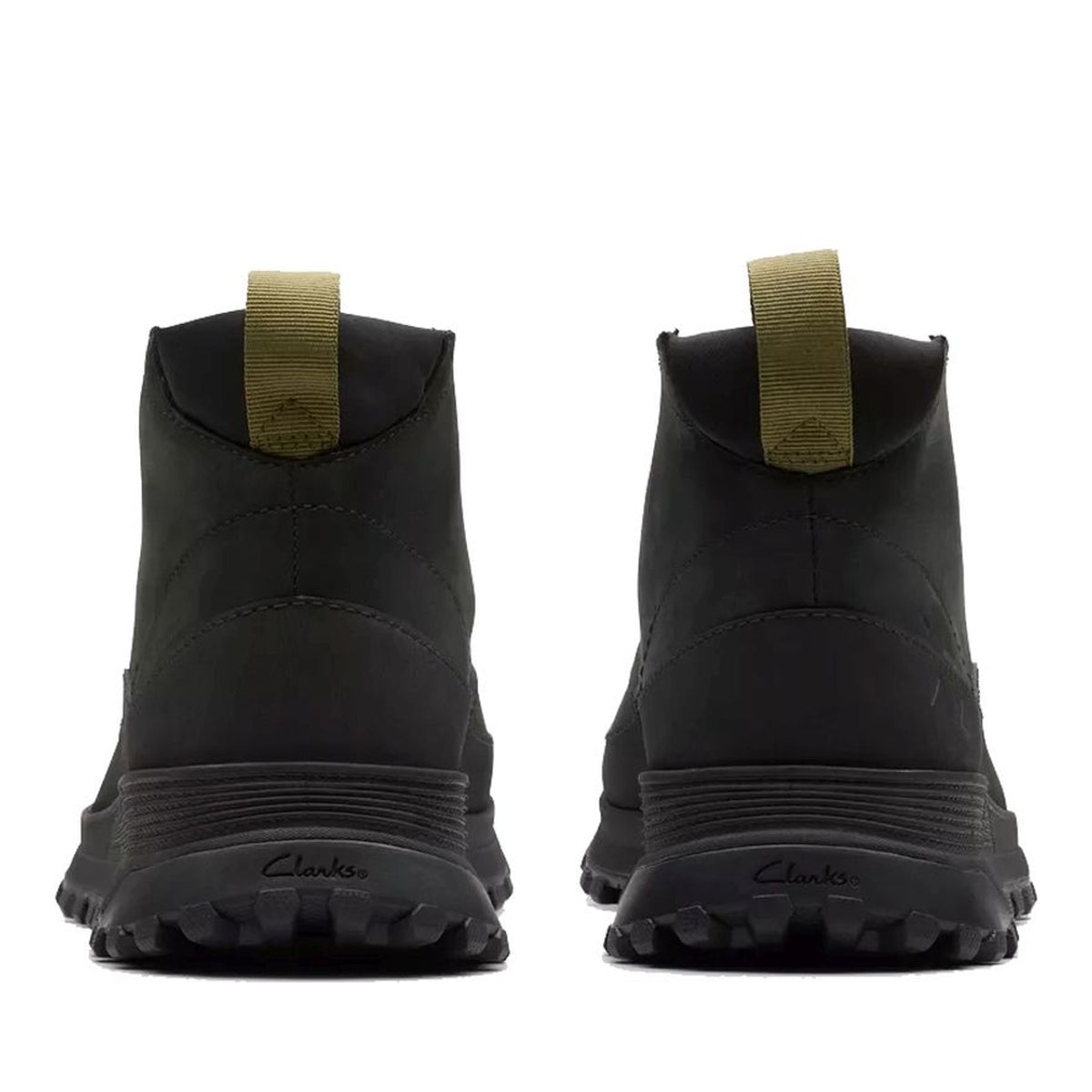 TrekDB Men's Black Wedge Ankle Boots