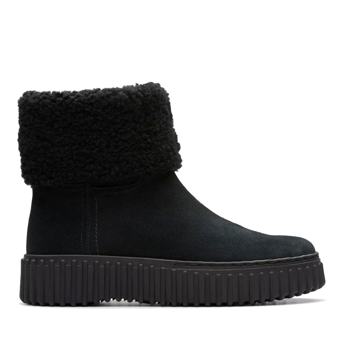 Torhill Women's Black Wedge Ankle Boots