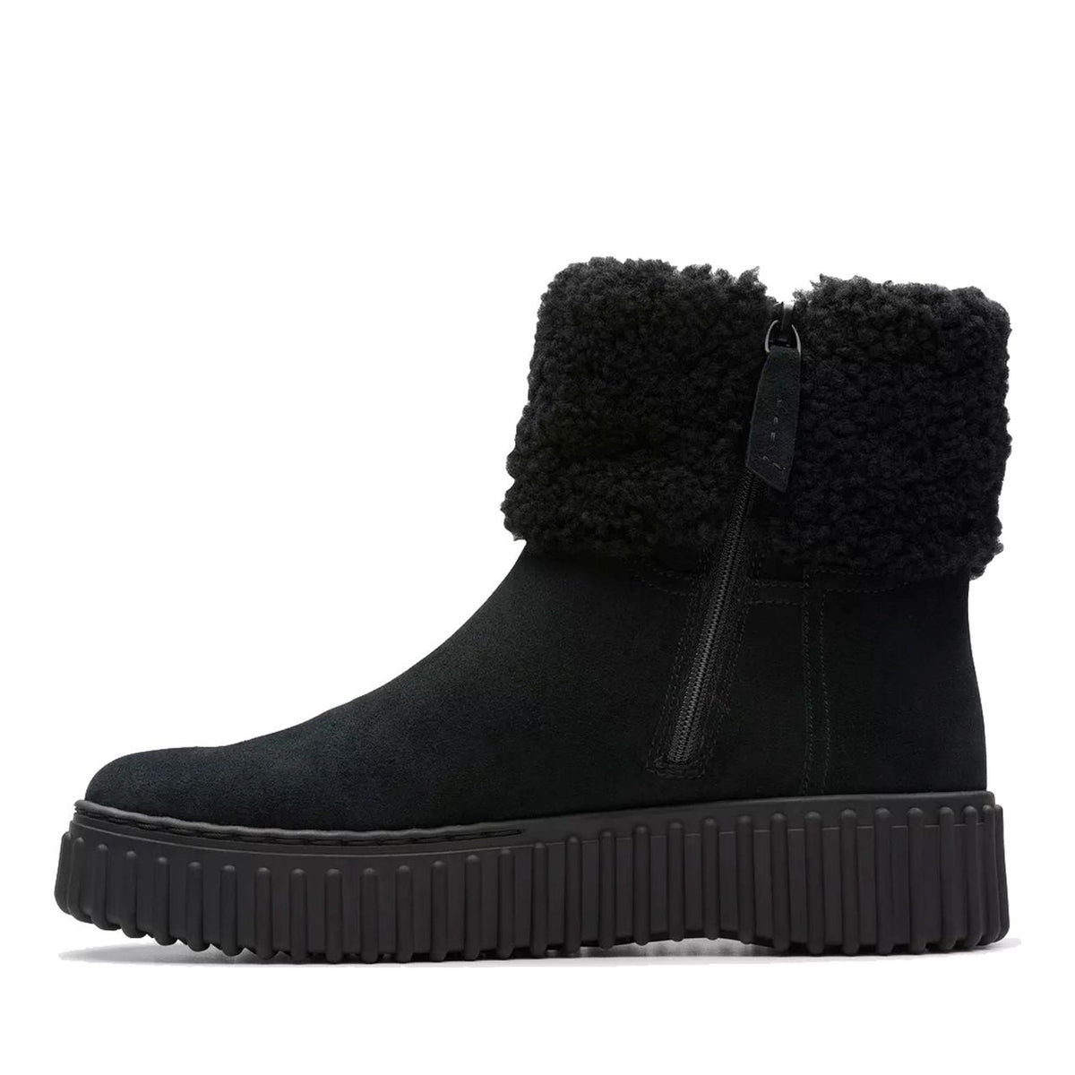 Torhill Women's Black Wedge Ankle Boots