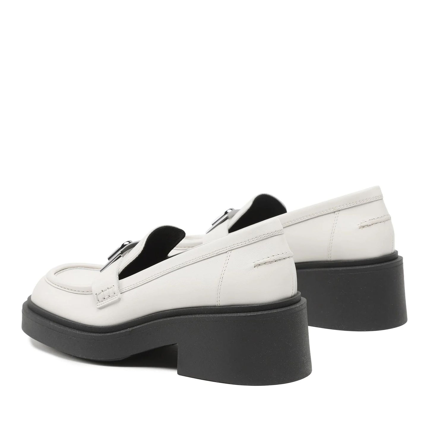 College Women's White Loafers