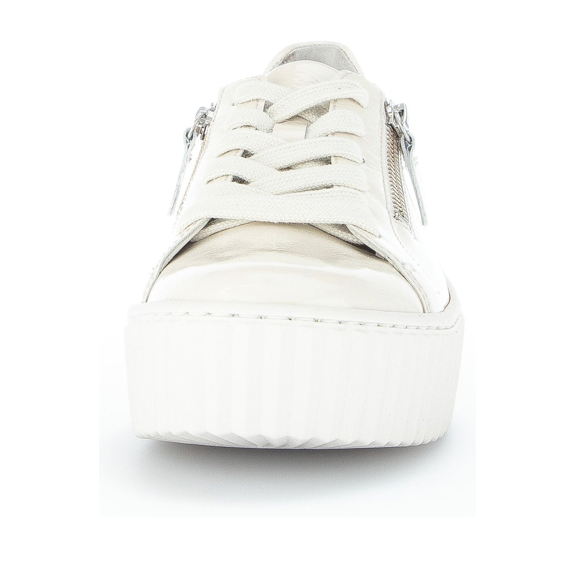 Women's Beige Wedge Athletic Sneakers