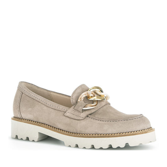 Women's Beige Loafers