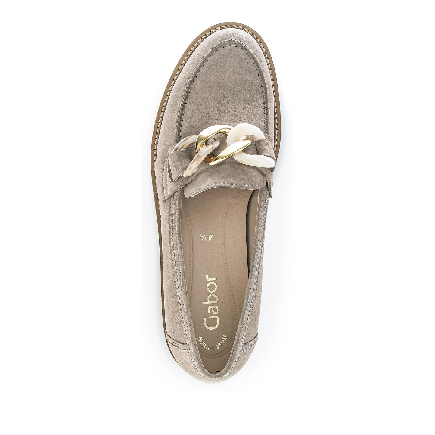 Women's Beige Loafers