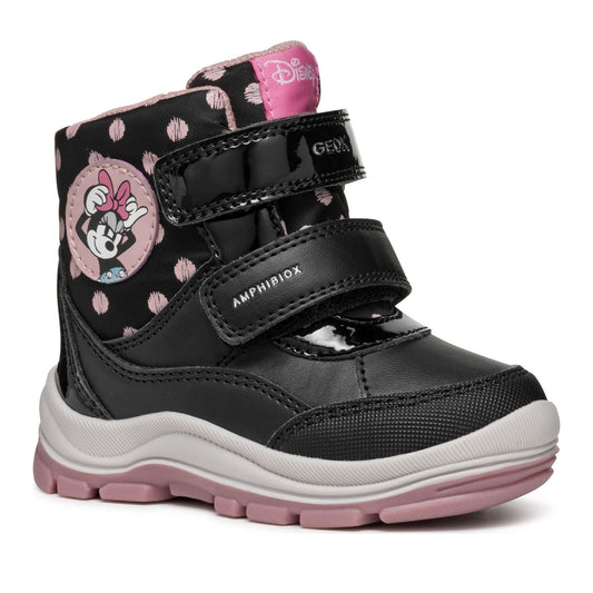 Flanfil Girls' Black Ankle Boots