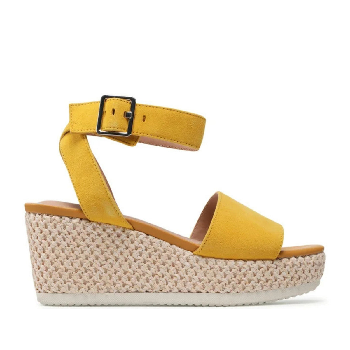 Lipari Women's Yellow Wedge Open-Toe Sandals