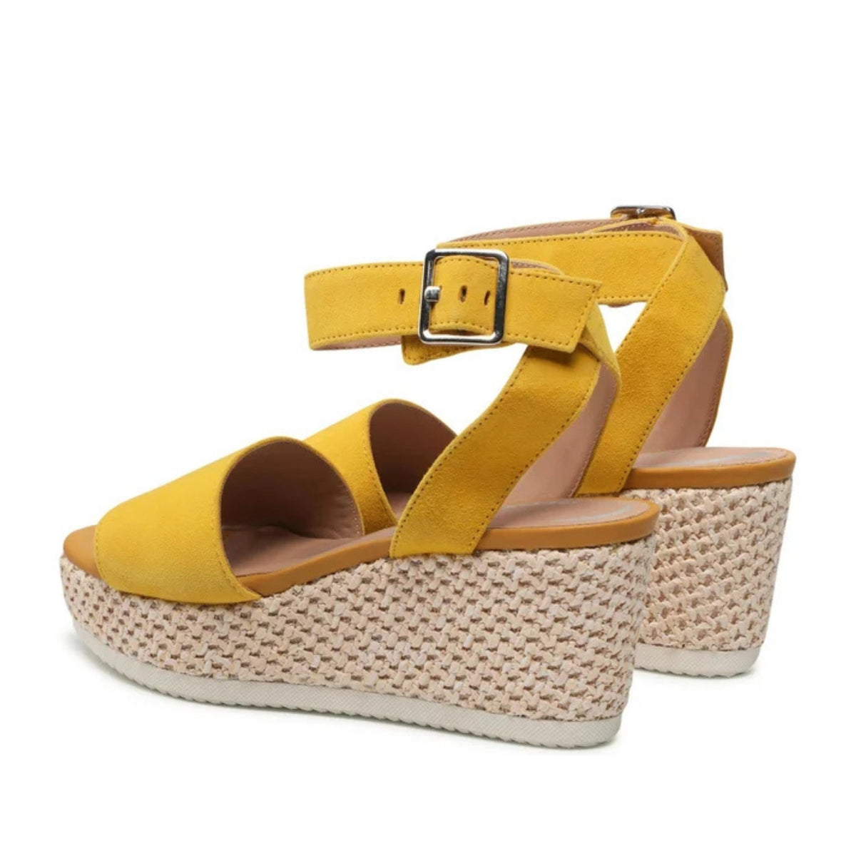 Lipari Women's Yellow Wedge Open-Toe Sandals
