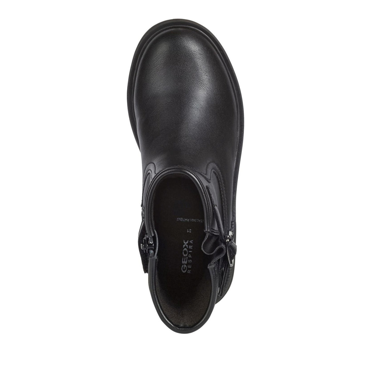 Éclair Girls' Black Ankle Boots