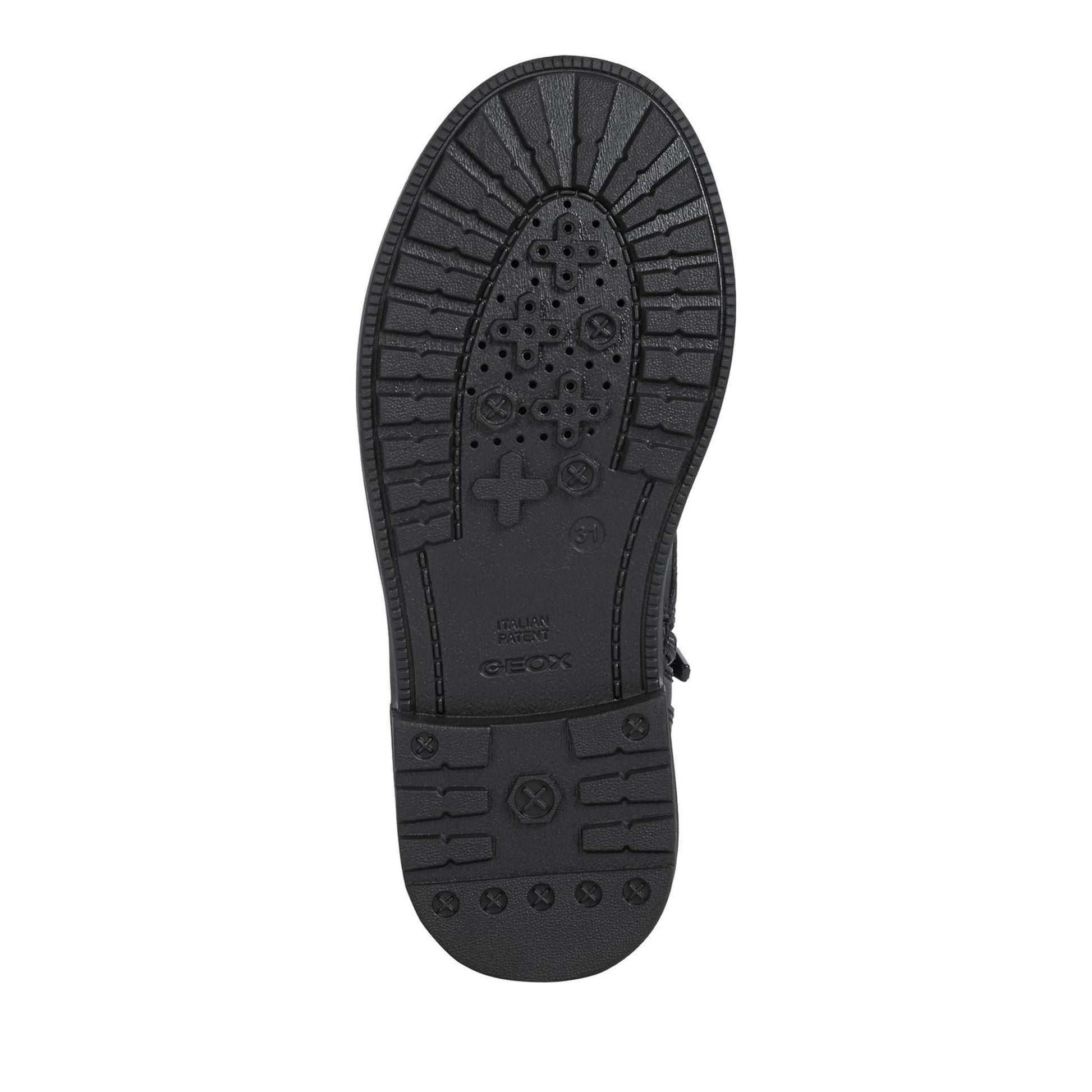 Eclair Girls' Black Ankle Boots