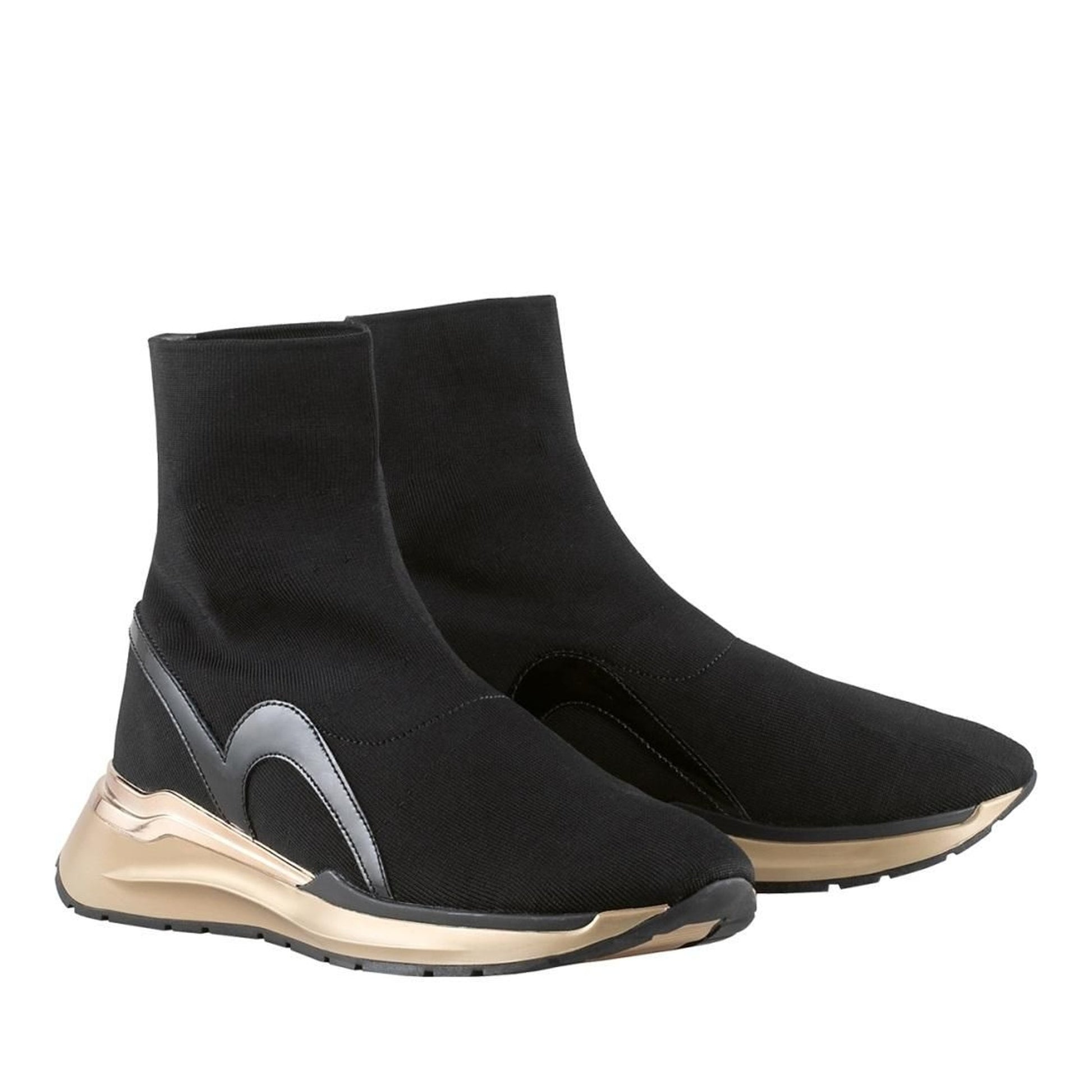 Women's Black Wedge Ankle Boots