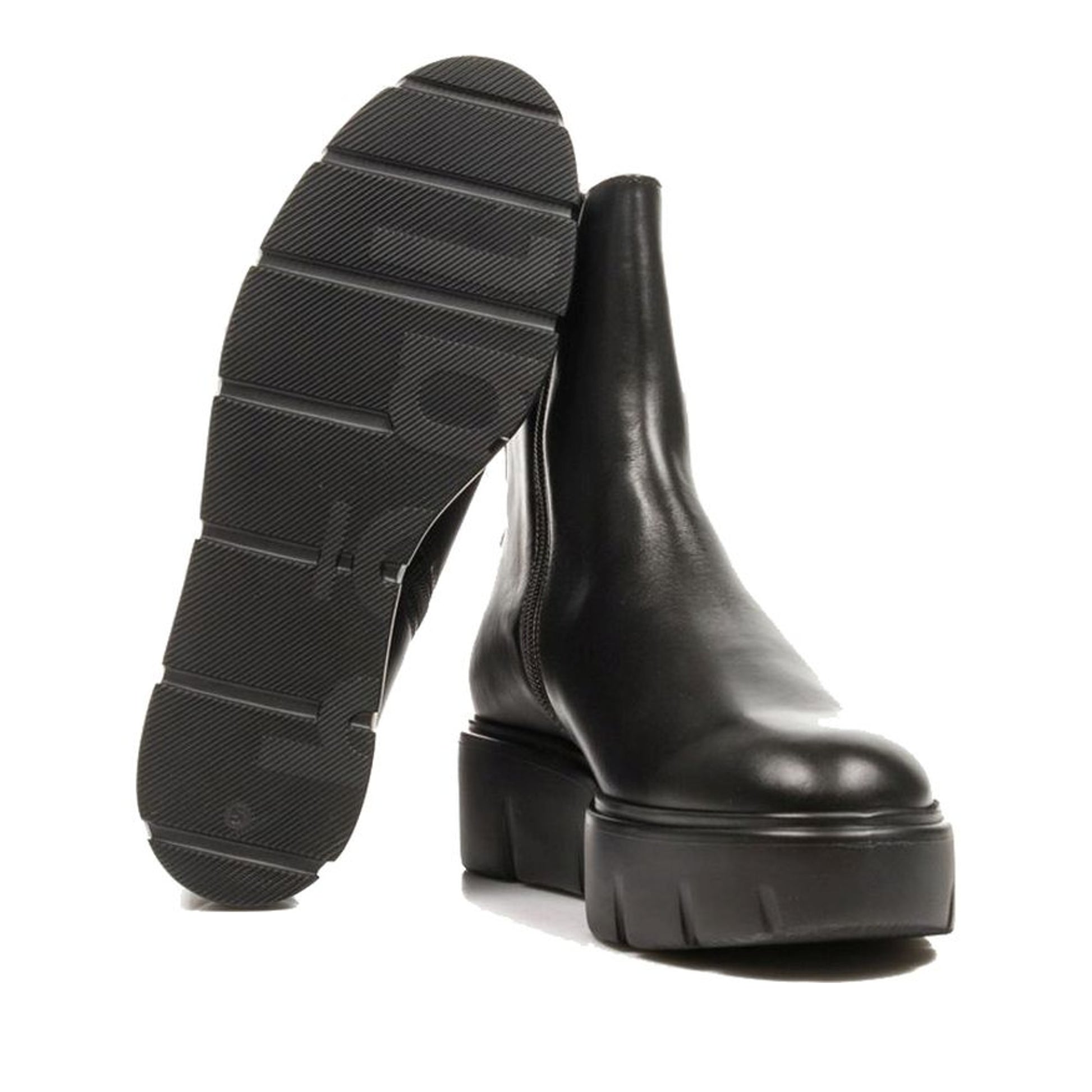 Buster Women's Black Wedge Ankle Boots