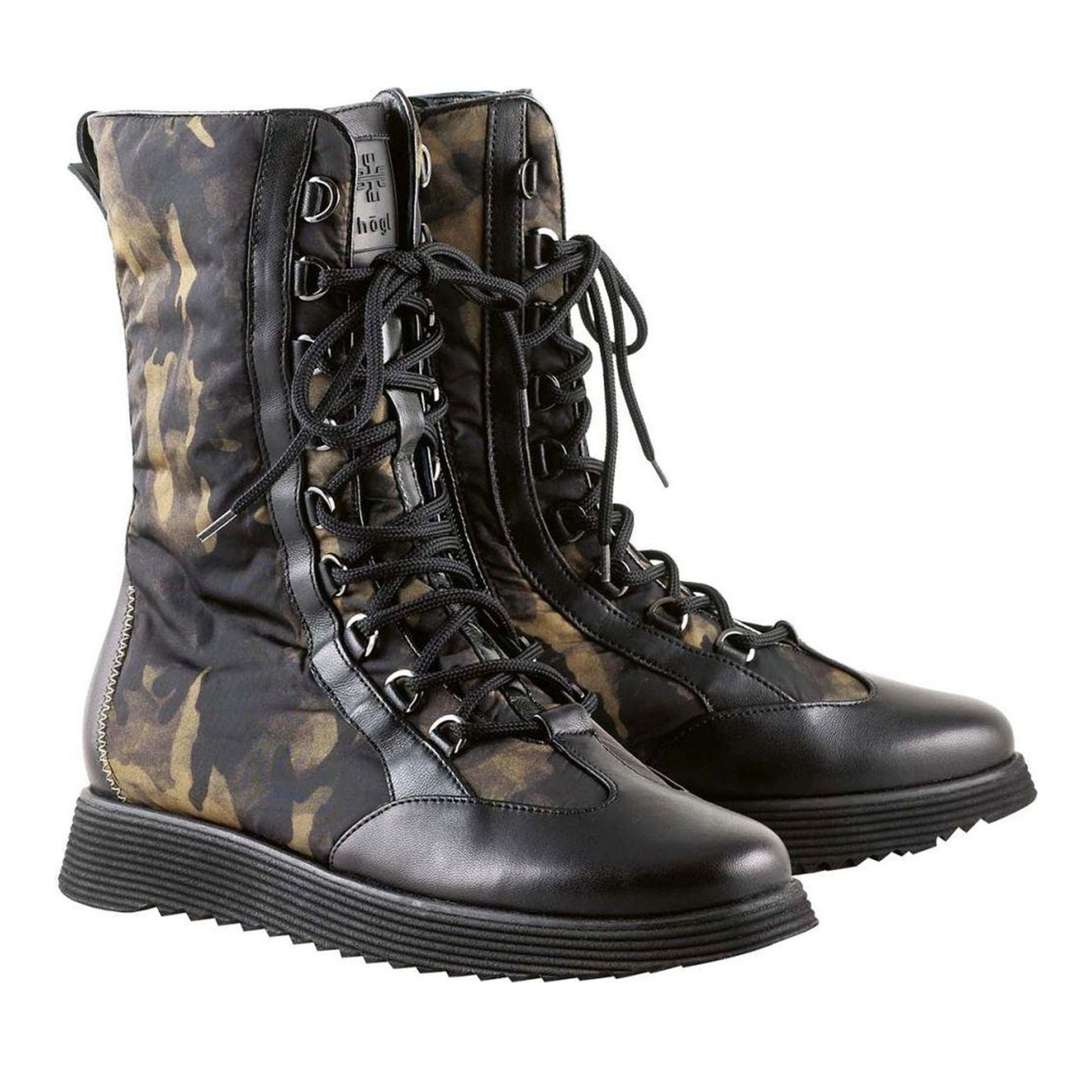 Women's Black Wedge Ankle Boots