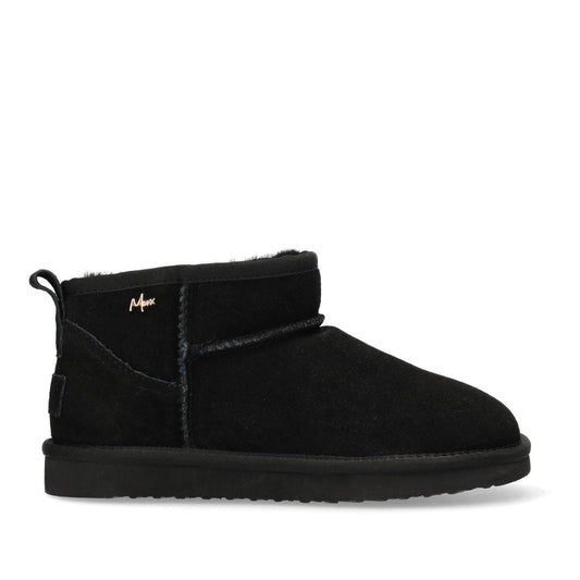 Kimo Women's Black Wedge Ankle Boots