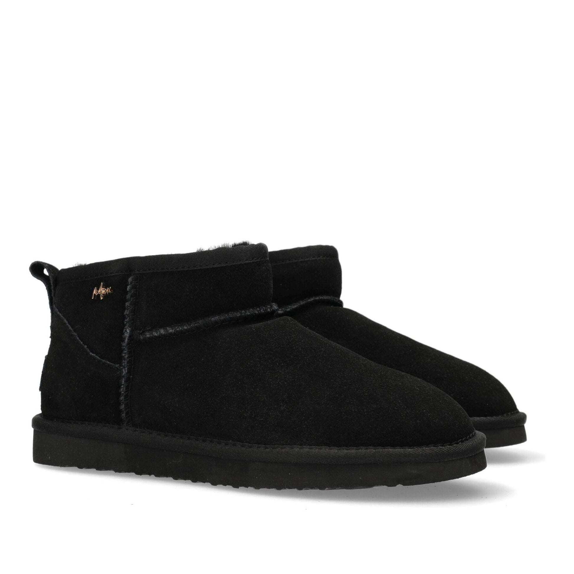 Kimo Women's Black Wedge Ankle Boots