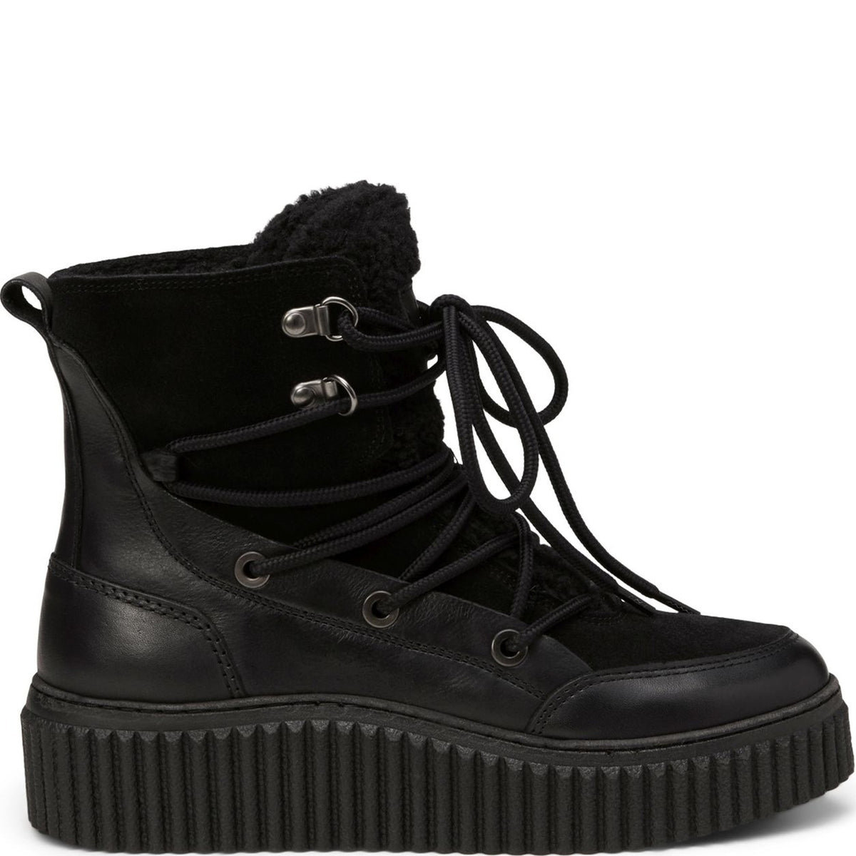 Mo.Bianca N33A Women's Black Ankle Boots