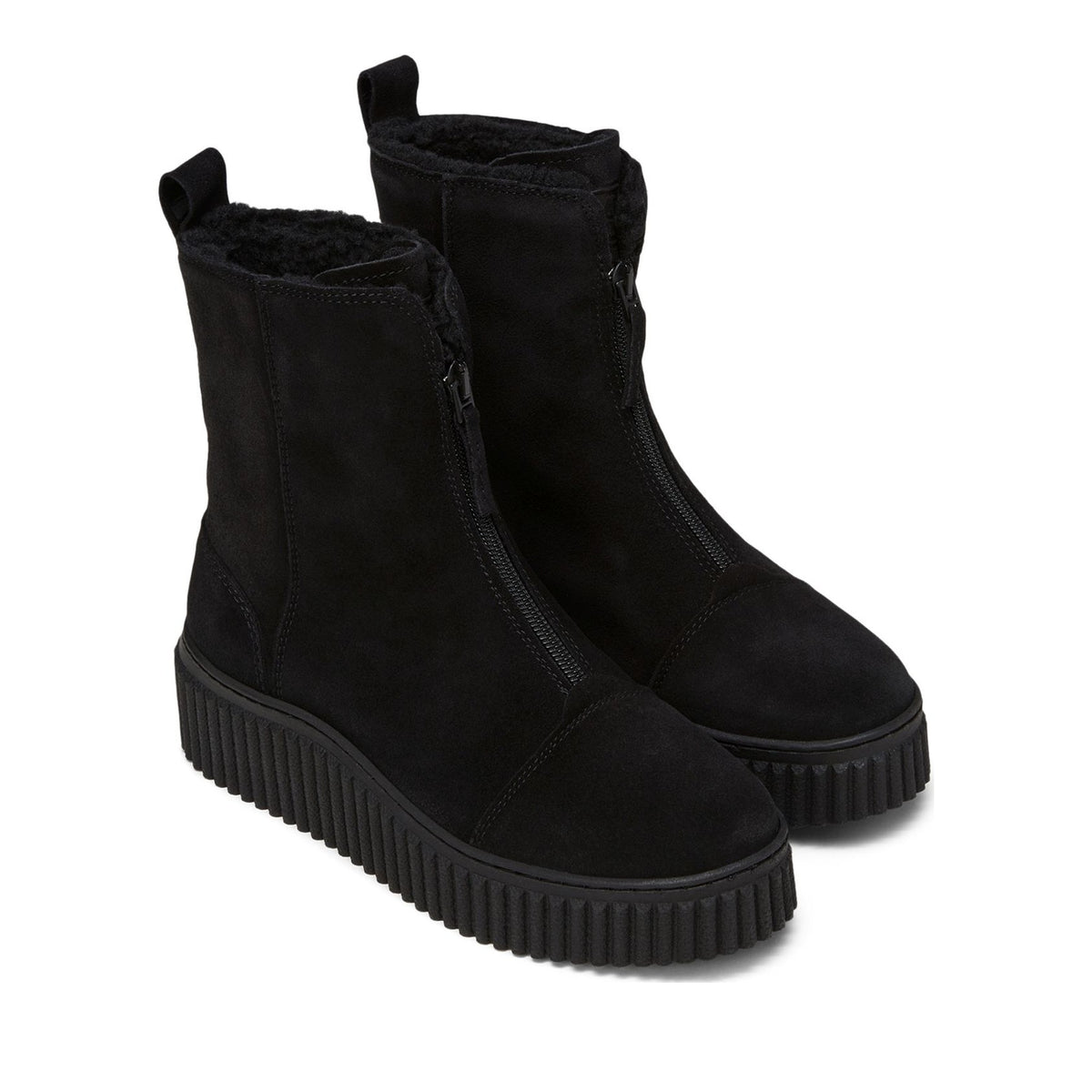 Mo.Bianca Women's Black Ankle Boots