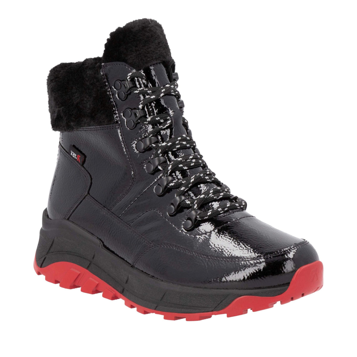 Women's Black Mid-Height Ankle Boots