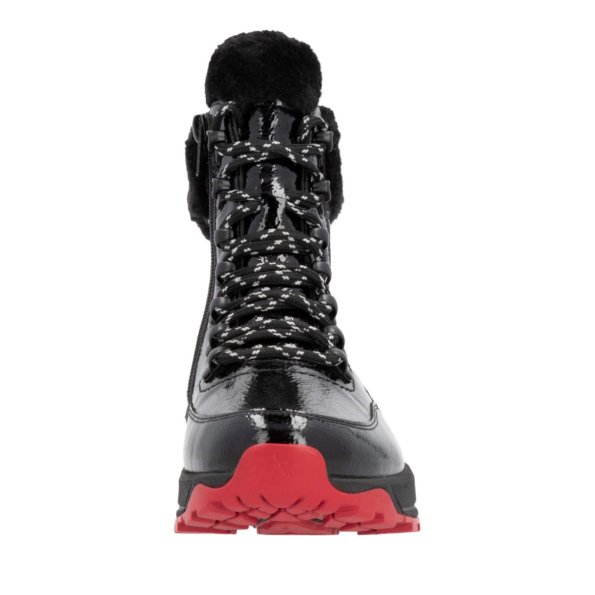 Women's Black Mid-Height Ankle Boots
