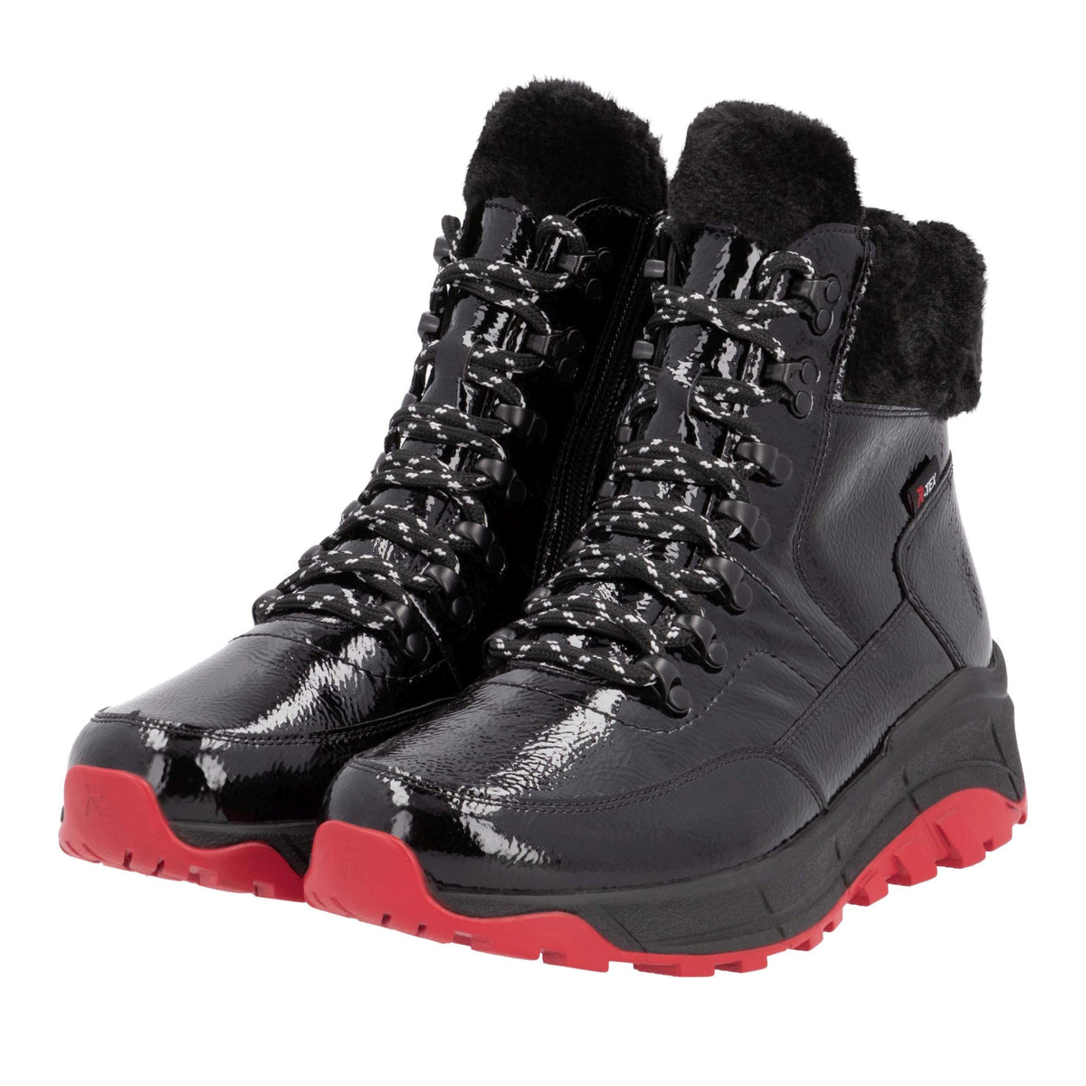Women's Black Mid-Height Ankle Boots