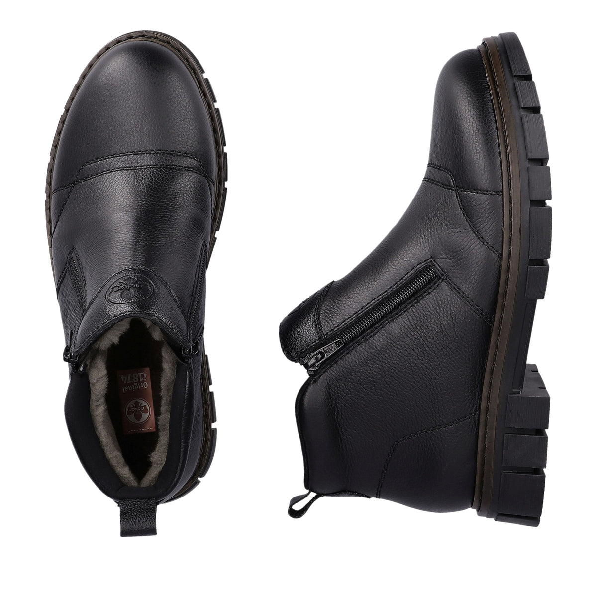 Men's Black Ankle Boots