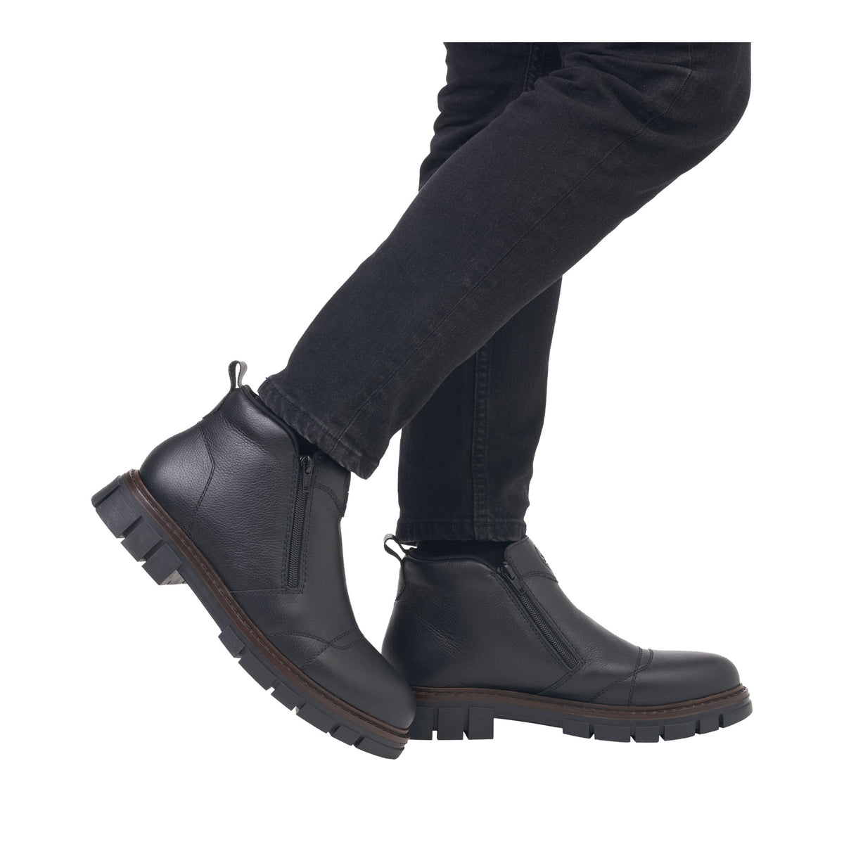 Men's Black Ankle Boots