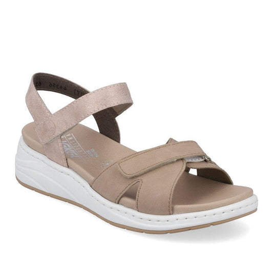 Women's Beige Open-Toe Sandals