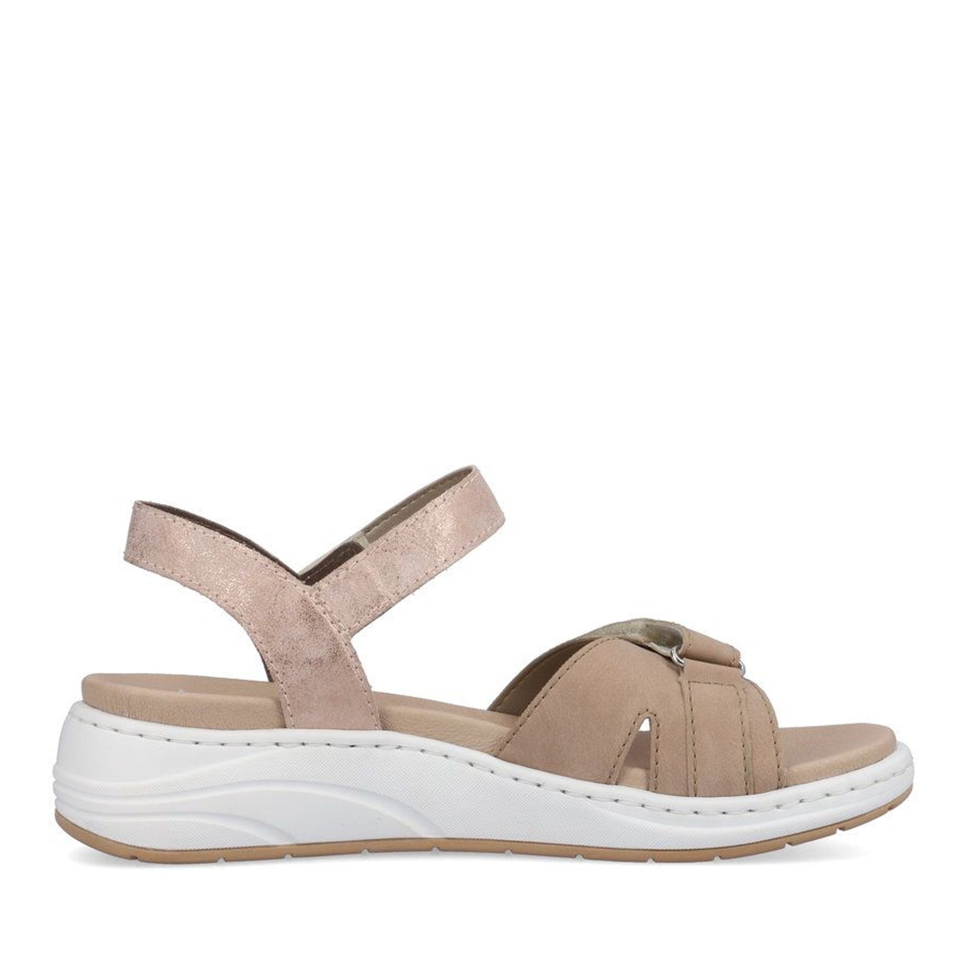 Women's Beige Open-Toe Sandals