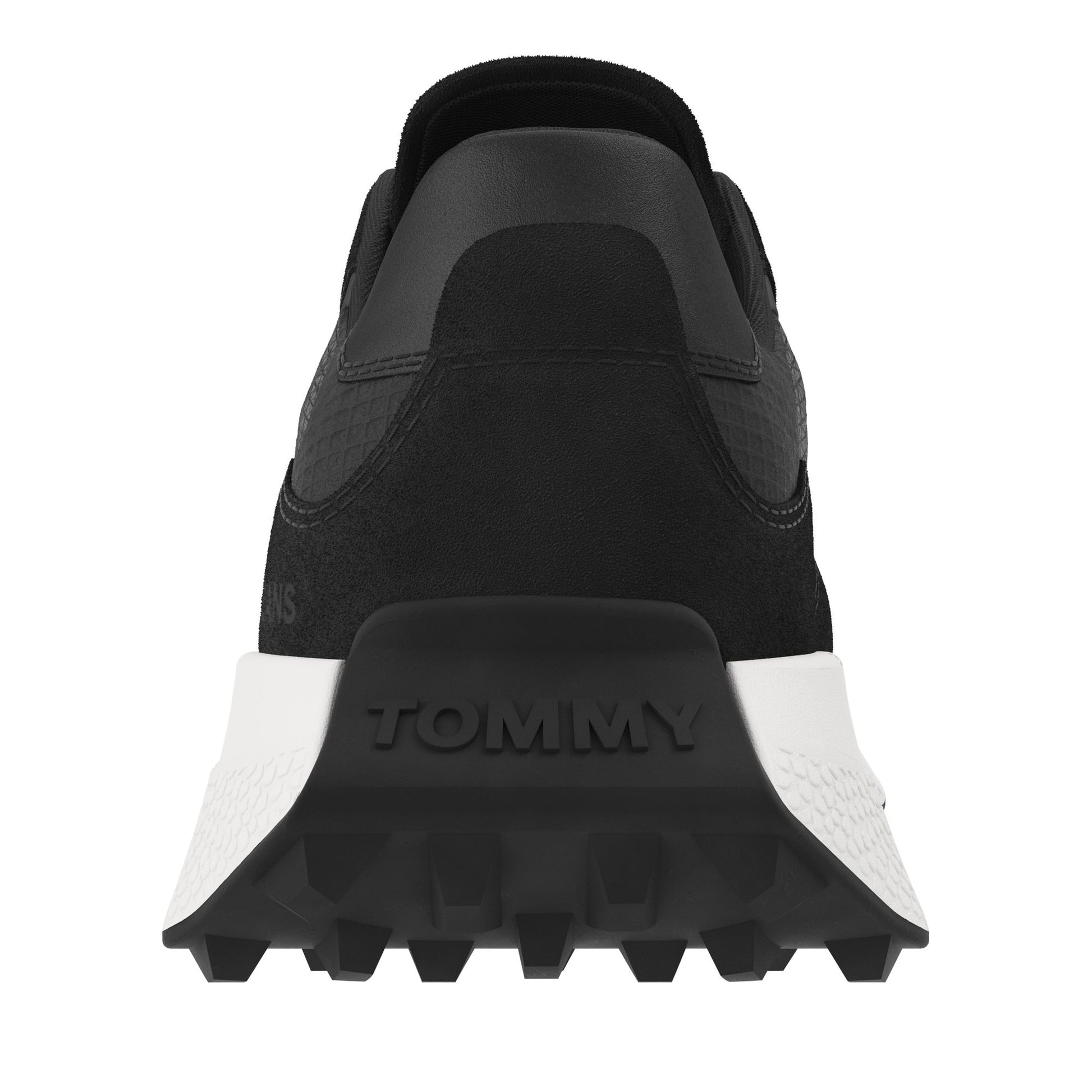 Men's Black Translucent Athletic Sneakers