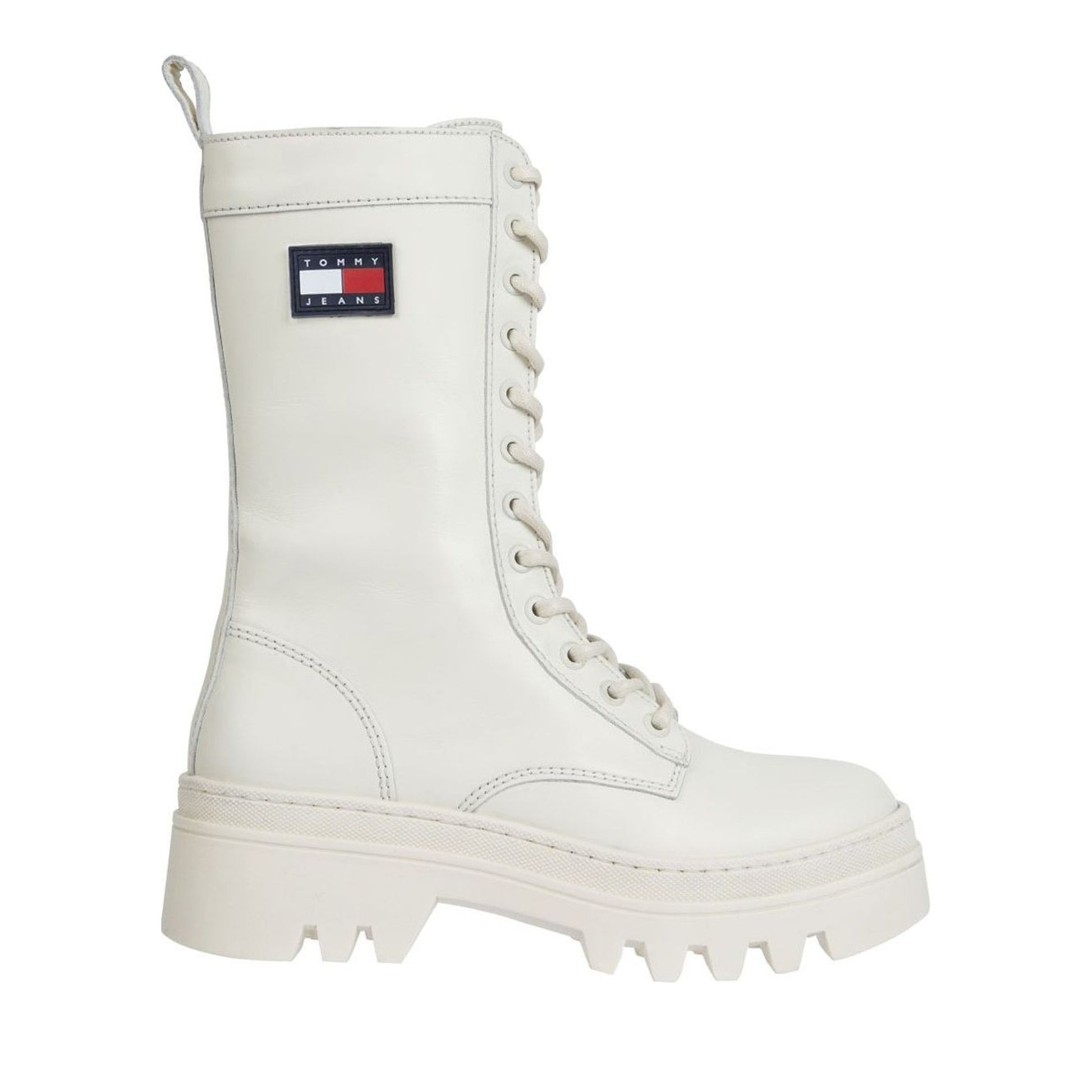Twelve Women's White Ankle Boots