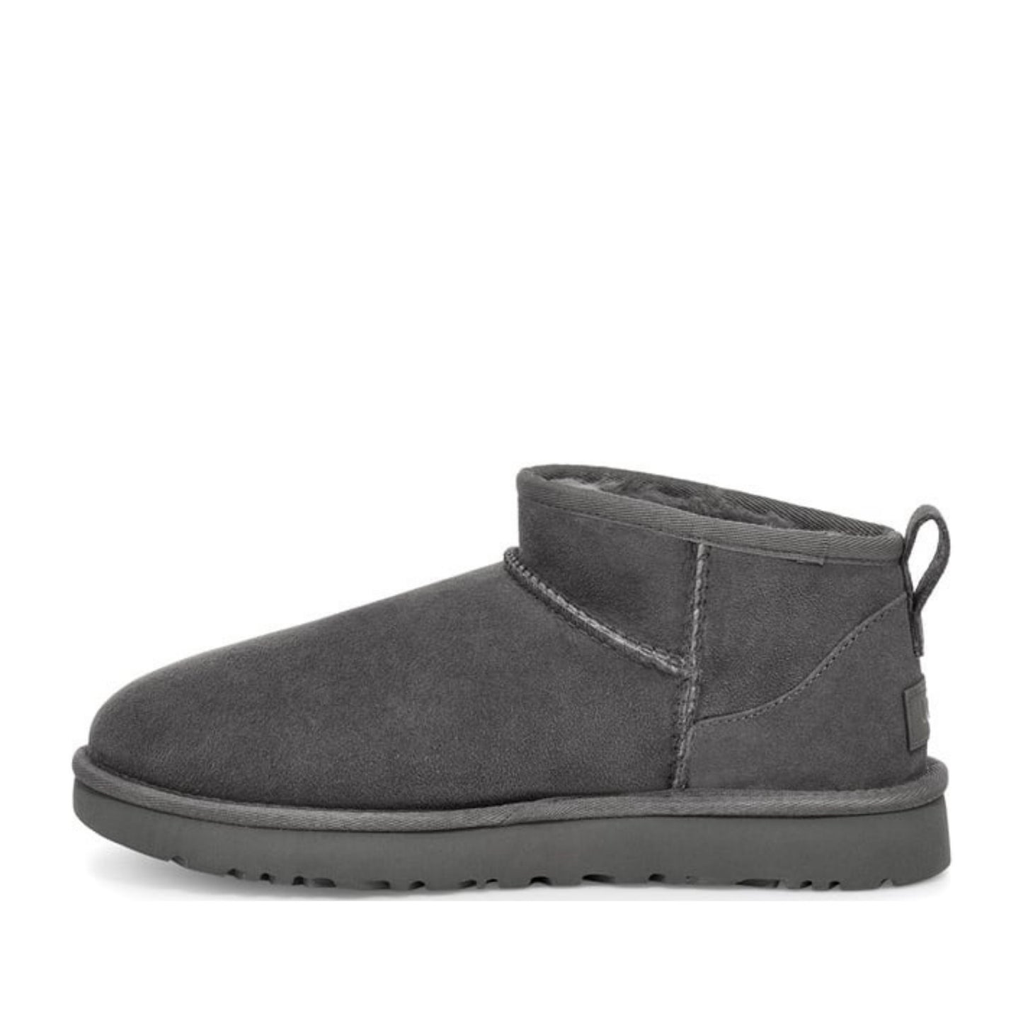Classic Ultra Mini Women's Gray Ankle Boots
