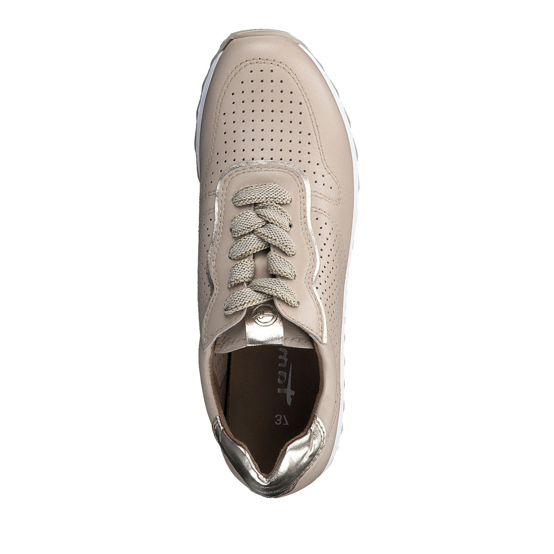 Women's Beige Athletic Sneakers