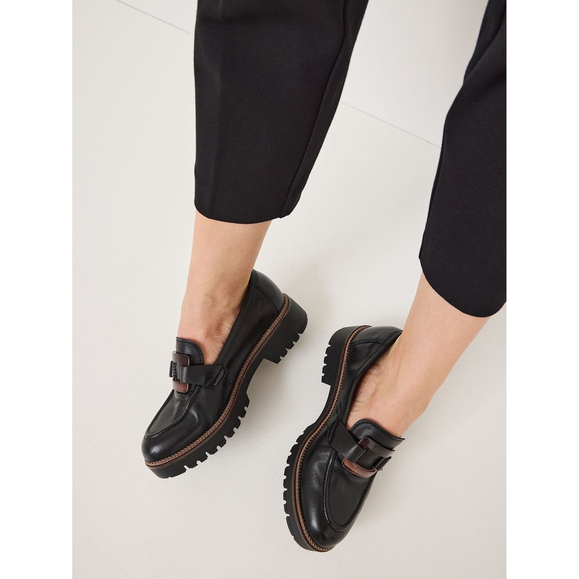 Women's Black Loafers