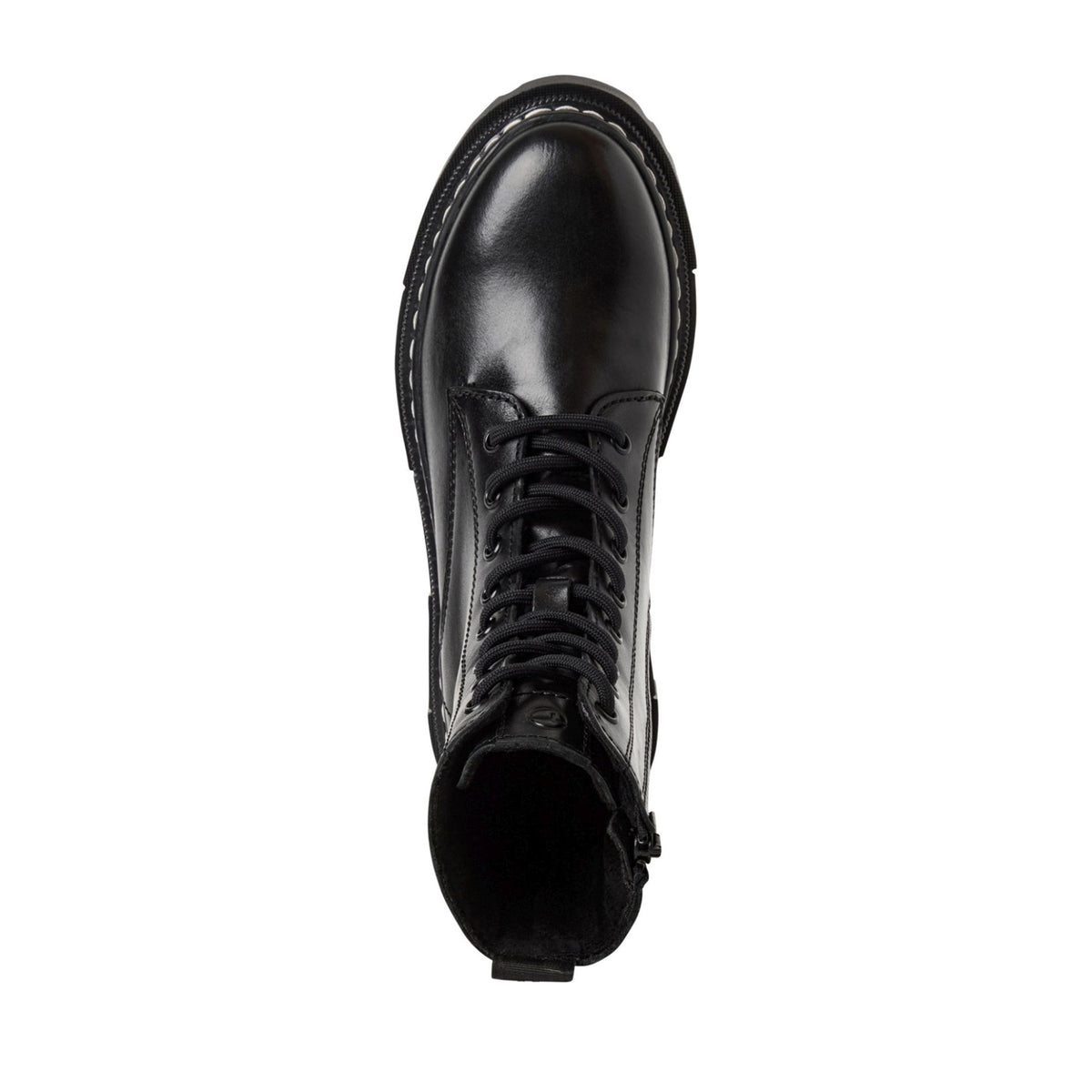black casual closed booties
