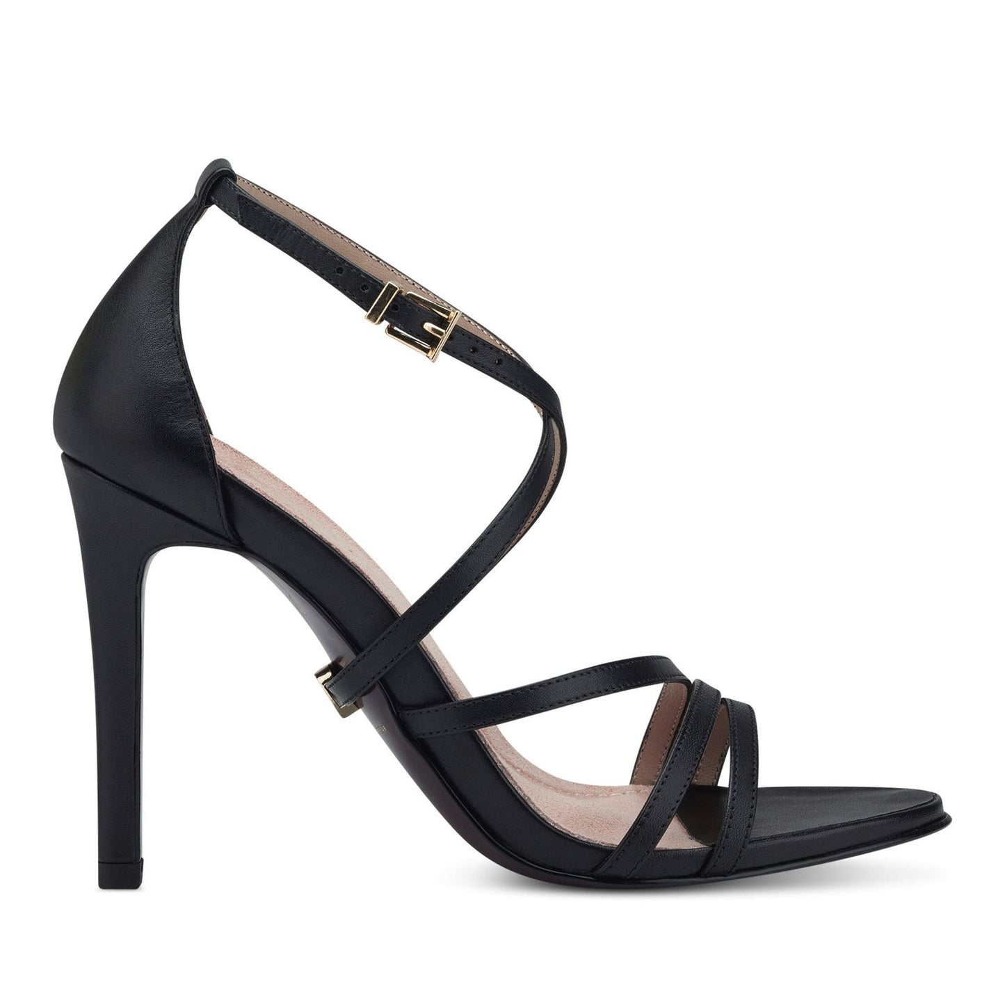 Women's Black Dress Open-Toe Sandals