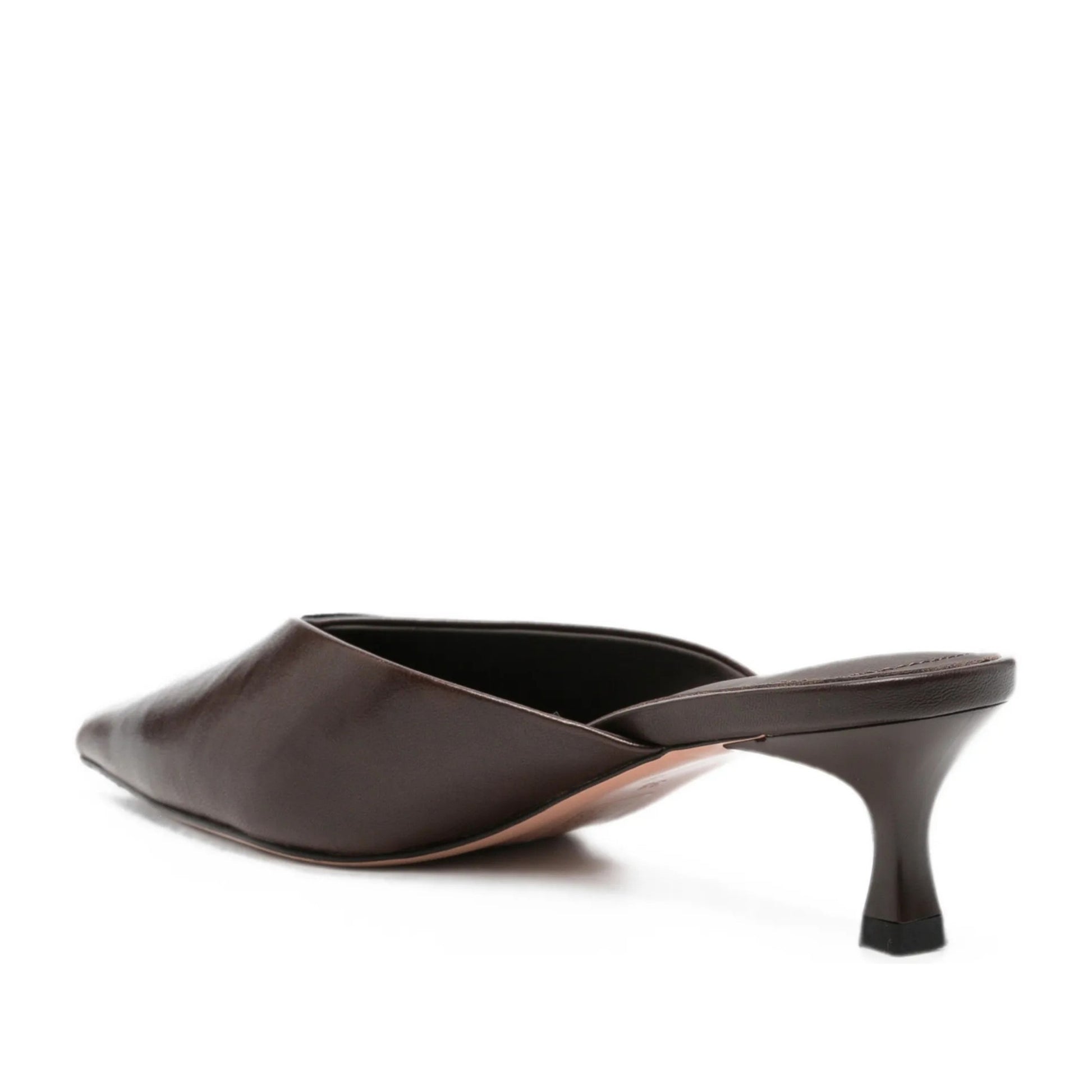 Women's Brown Dress Open-Toe Slippers