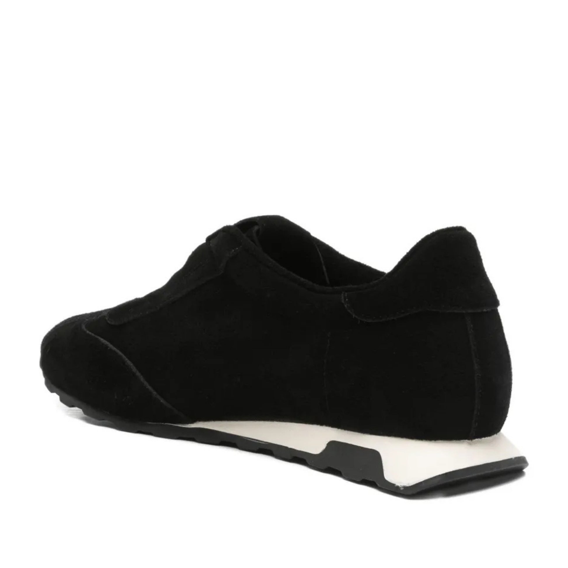 Women's Black Wedge Fashion Sneakers