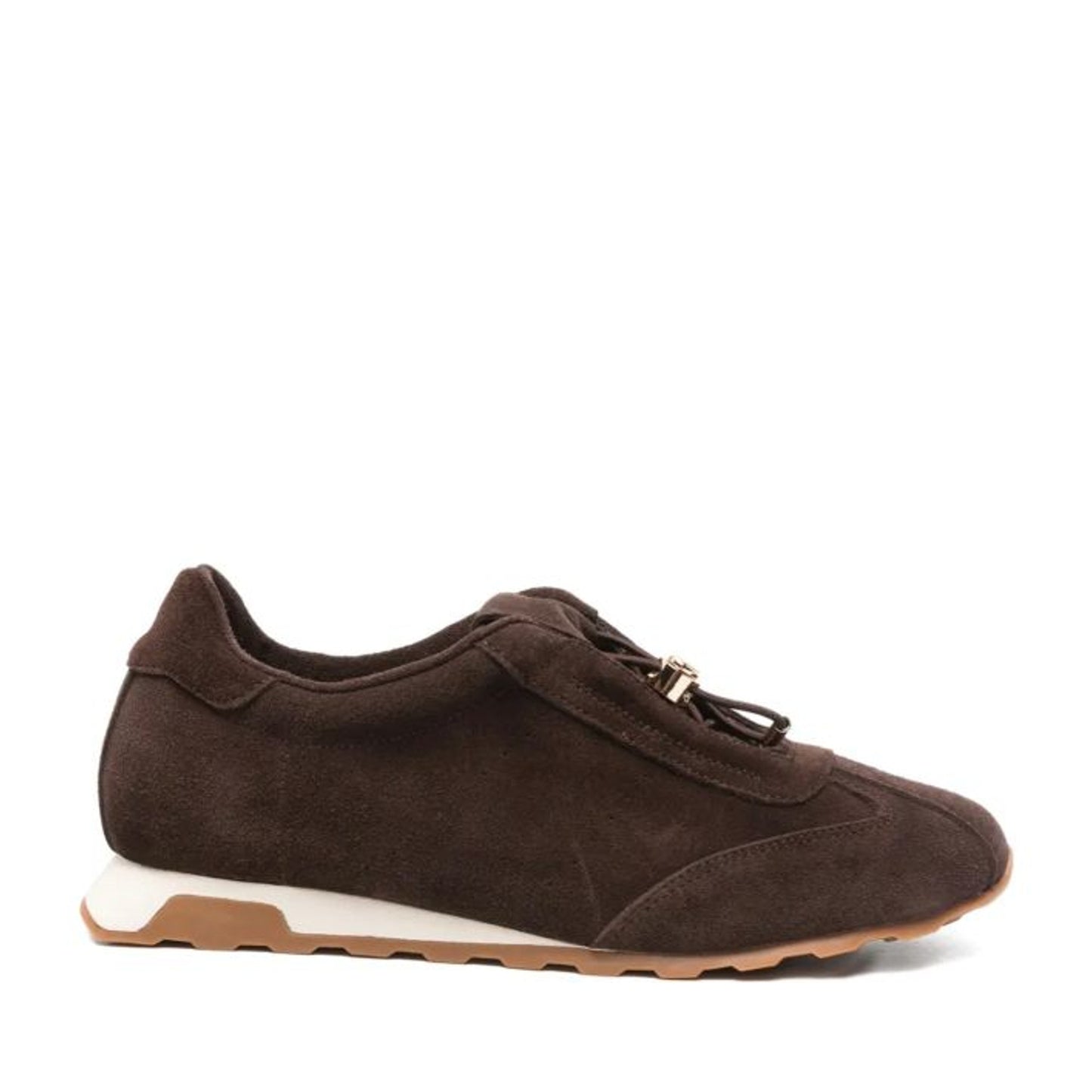 Women's Brown Wedge Fashion Sneakers