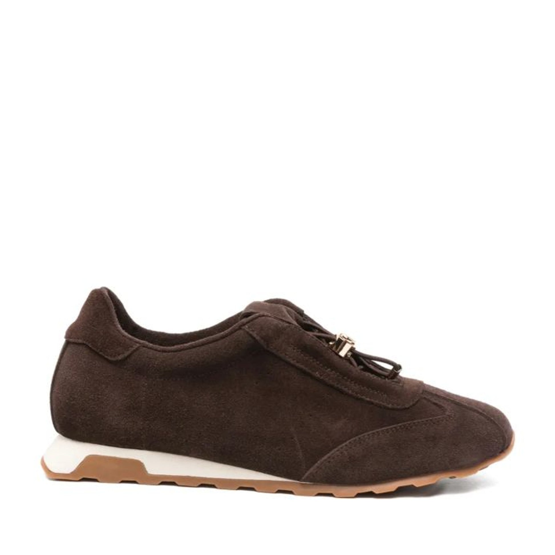 Women's Brown Wedge Fashion Sneakers