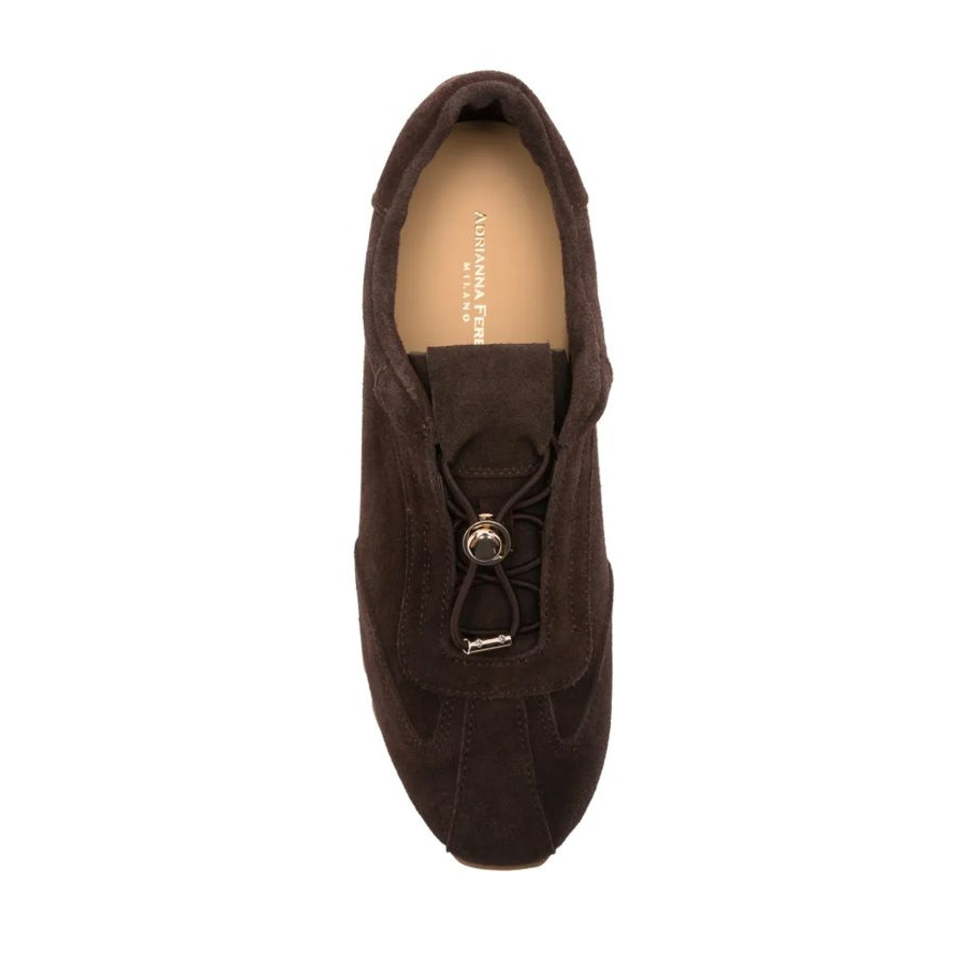 Women's Brown Wedge Fashion Sneakers