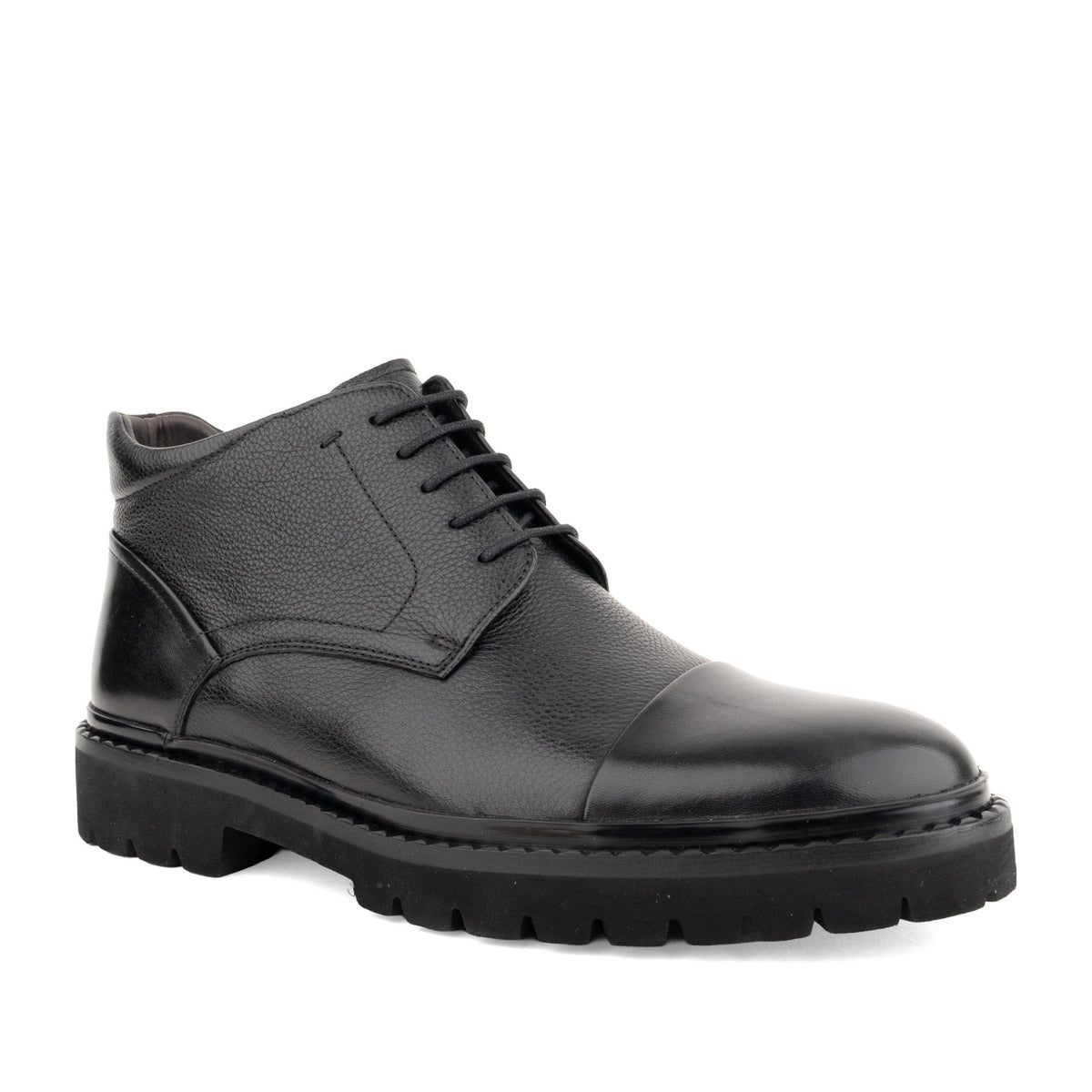 black elegant closed booties