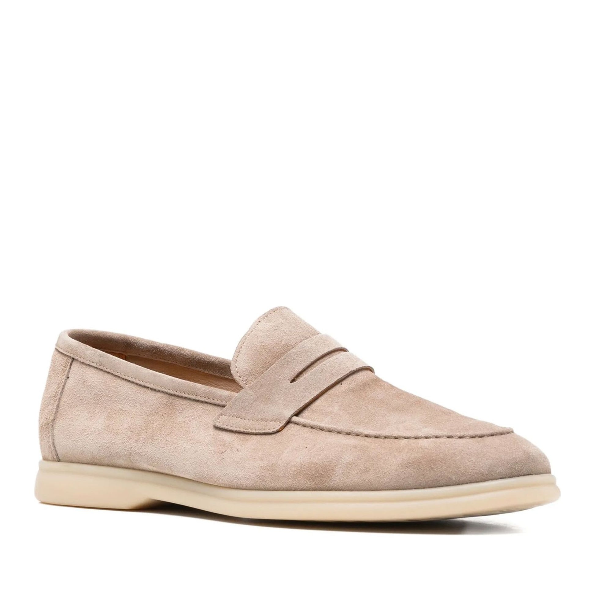 Men's Beige Dress Loafers