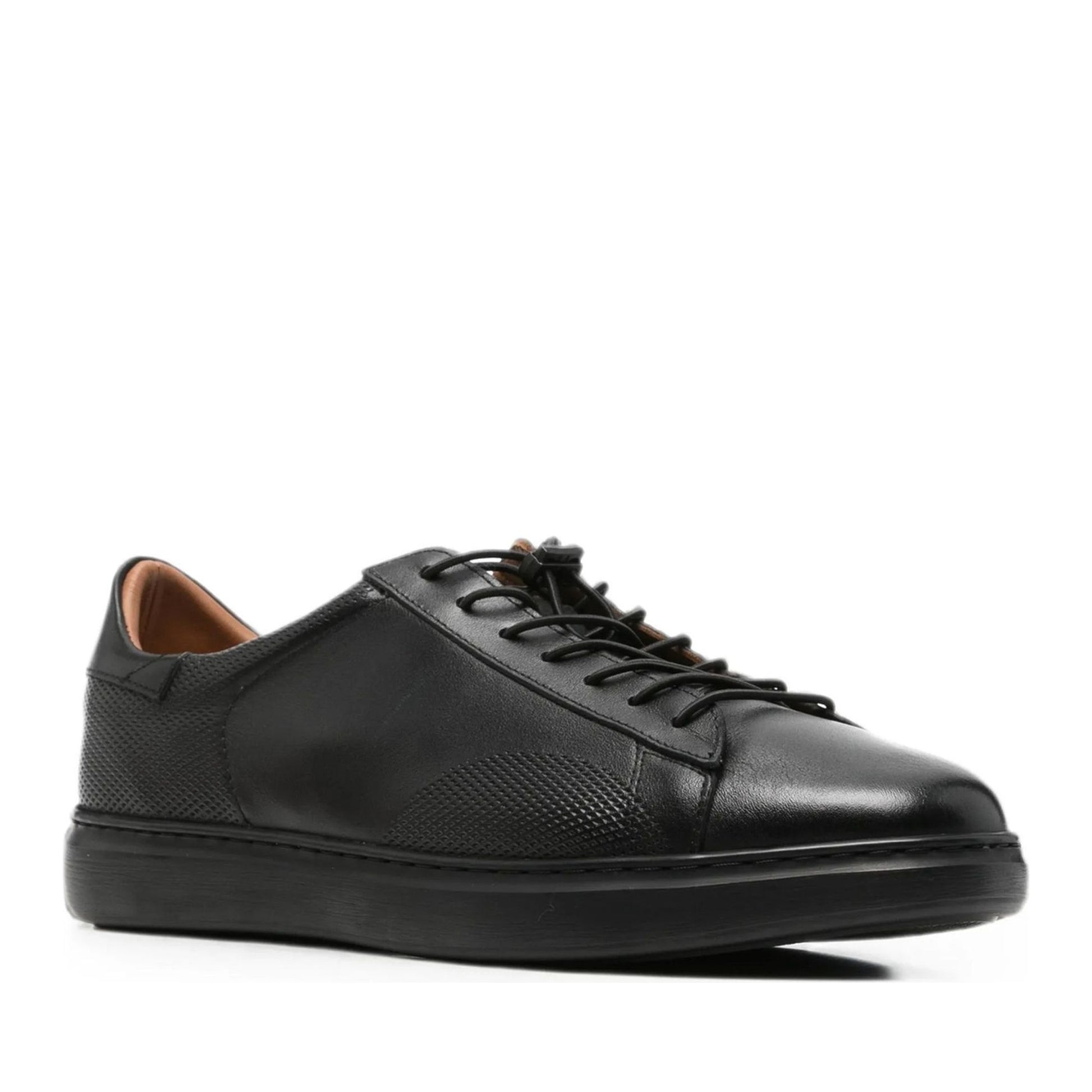 Men's Black Wedge Fashion Sneakers