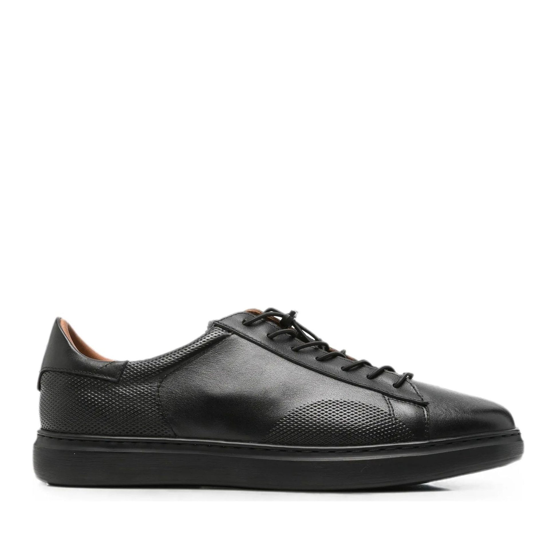 Men's Black Wedge Fashion Sneakers