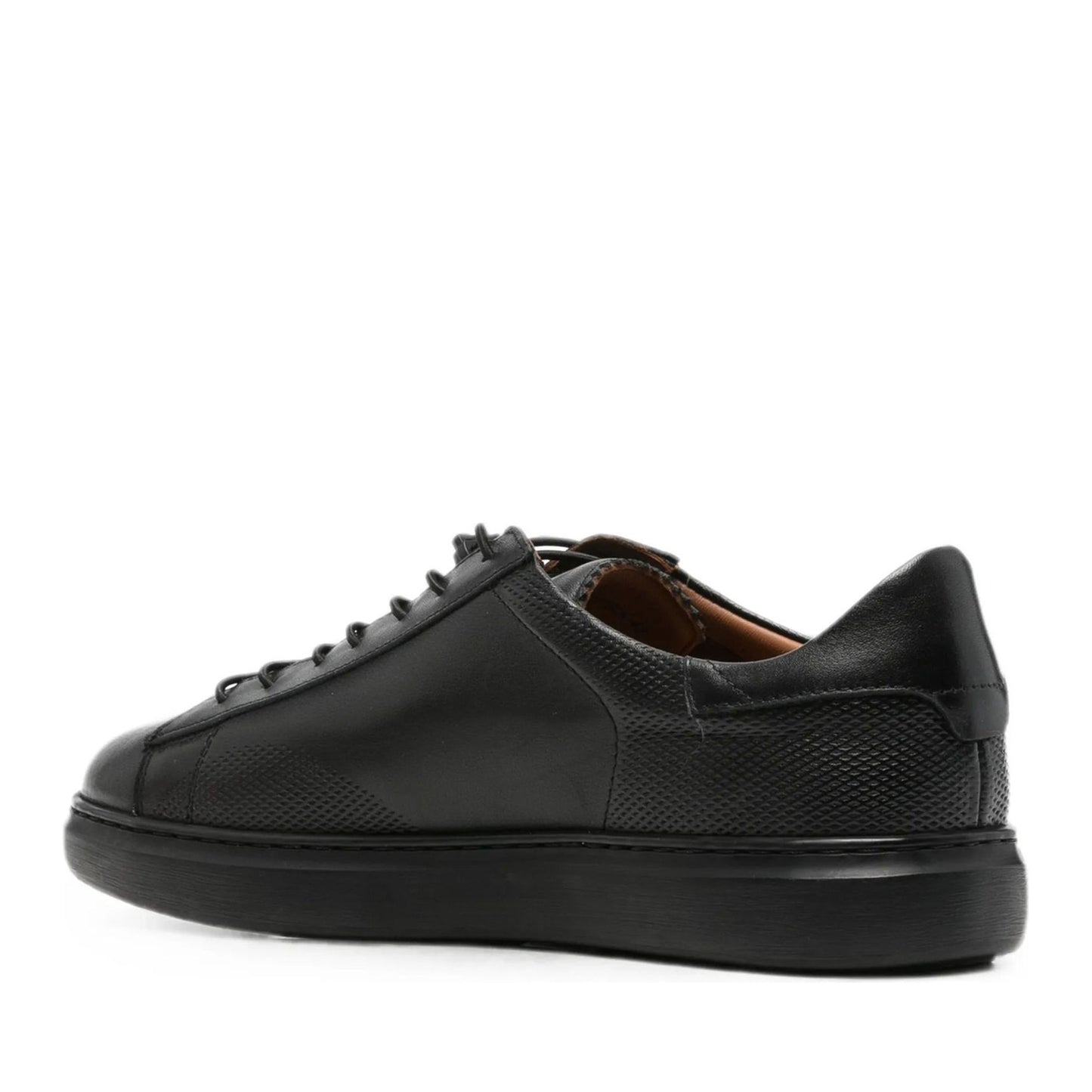 Men's Black Wedge Fashion Sneakers