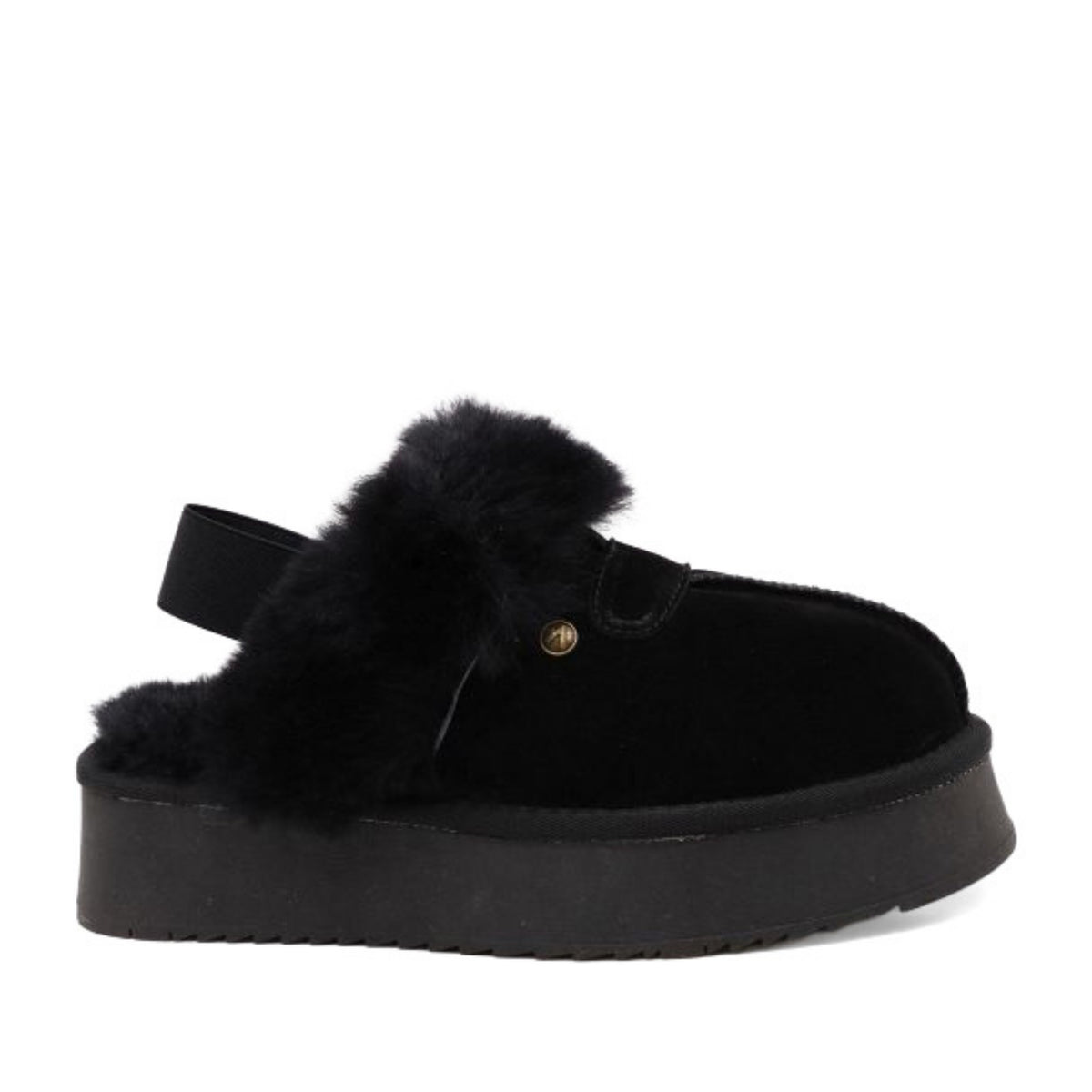 Women's Black Slippers