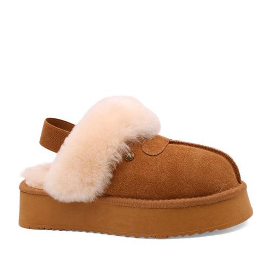 Women's Brown Slippers